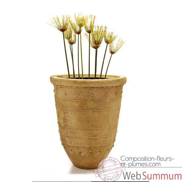 Vases-Modle Bali Tall Urn, surface marbre vieilli-bs2180ww